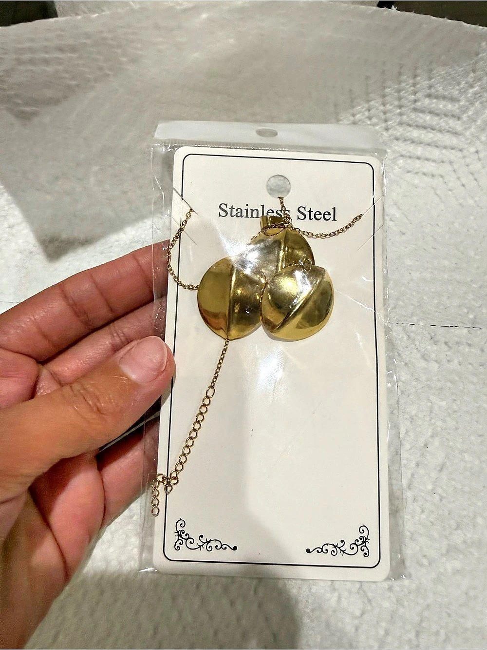 Gold-Tone Necklace & Earrings Set NWT